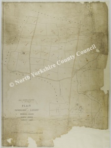 Historic tithe map of Leake 1851